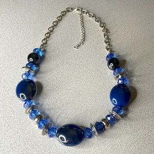 Blue and Silver Necklace